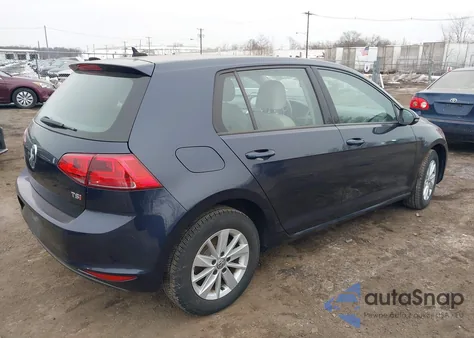2015 Volkswagen Golf Tsi S 4-Door z USA, uszkodzony, nr VIN 3VW217AU2FM102967